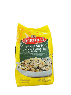 Bertolli Frozen Chicken Florentine and Farfalle