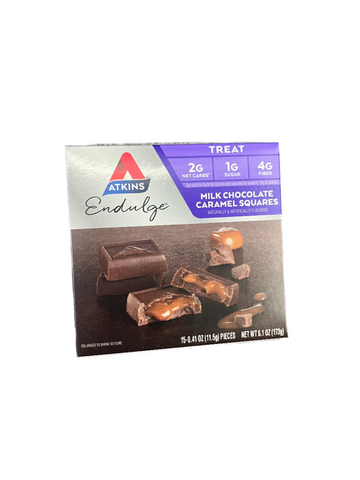 Atkins Endulge Milk Chocolate Caramel Squares
