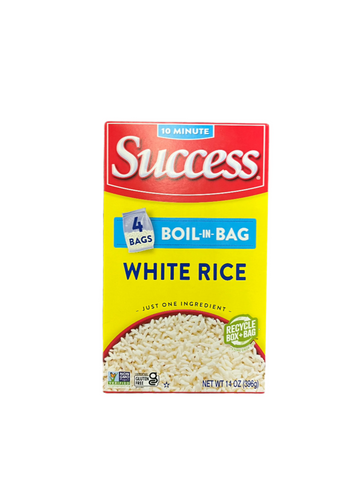 Success White Rice Boil N Bag, 14oz 4 count