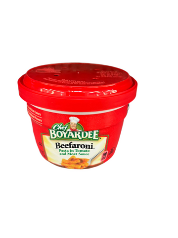 Chef Boyardee Microwave Beefaroni 7oz cup