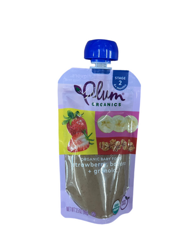 Plum Organics Strawberry Banana & Granola
