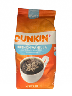 Dunkin Donuts French Vanilla (Ground) 12oz bag