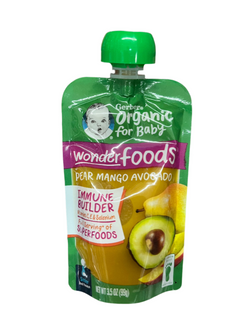 Gerber Organic Pear Mango Avocado Puree