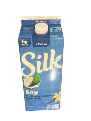 Silk Soy Milk Vanilla 1/2 gal