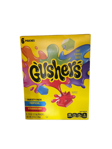 Betty Crocker Fruit Gushers Variety 6ct