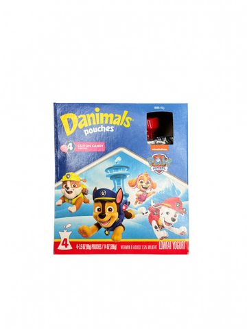 Danimals Pouches Pawfect Cotton Candy 4 pack