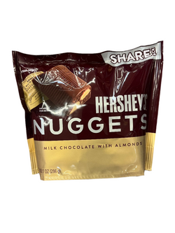Hershey's Nuggets Milk Chocolate with Almonds 10oz