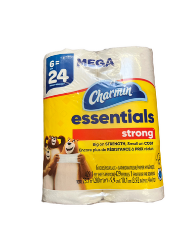 Charmin Essentials Strong Bath Tissue  6ct