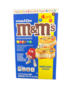 M & M's Vanilla Ice Cream Cookies 4ct
