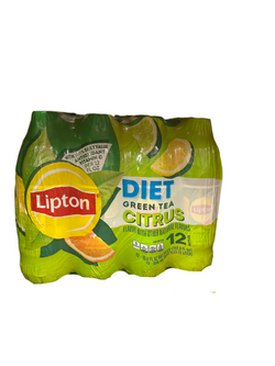 Lipton Diet Green Tea with Citrus 12 pk of 16.9oz plastic bottles