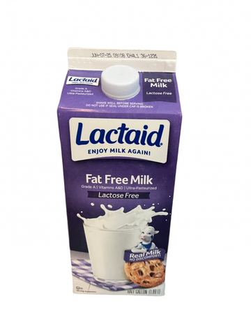 Lactaid Lactose Free Milk Fat Free 1/2 gal