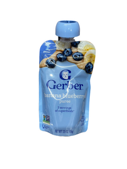 Gerber Banana Blueberry Puree