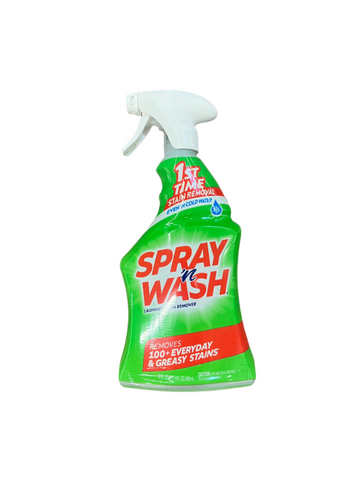 Spray and Wash Liquid Pre Wash Stain Remover 20oz