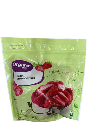 Frozen Organic Sliced Strawberries 10oz