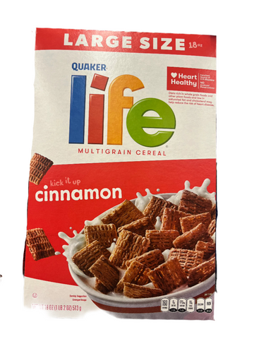 Quaker Life Cinnamon 18oz