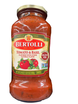 Bertolli Pasta Tomato & Basil Sauce 24oz