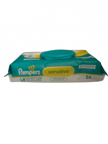 Pampers Sensitive Wipes-56ct