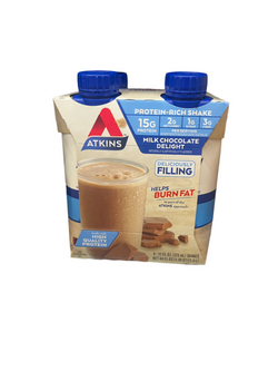 Atkins Advantage Milk Chocolate Delight Shake 4 pack 11oz