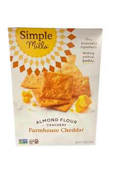 Simple Mills Almond Flour Crackers Farmhouse Cheddar