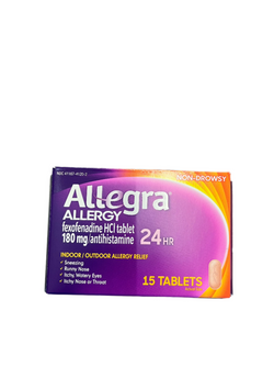 Allegra Adult 24 hour Tablet -15 count