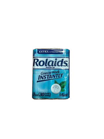 Rolaids Antacid 3 Rolls Mint