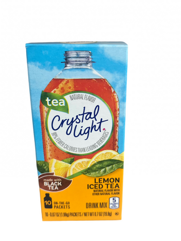 Crystal Light Drink Mix On The Go Iced Tea with Lemon 10ct