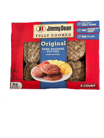 Jimmy Dean Original Pork Sausage Patties 8 count