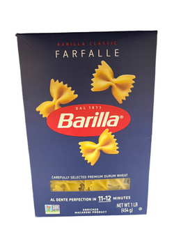 Barilla Pasta Farfalle (Bow Ties) 16oz