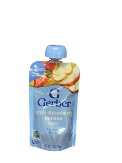 Gerber Apple Strawberry Banana Puree