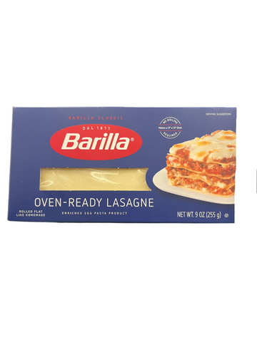 Barilla Pasta Oven Ready Lasagna 9oz