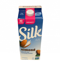Silk Almond Unsweetened Original 1/2 gal