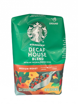 Starbucks Coffee Decaf House Blend 12oz bag