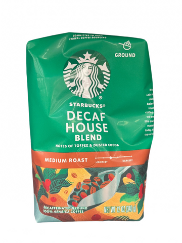 Starbucks Coffee Decaf House Blend 12oz bag