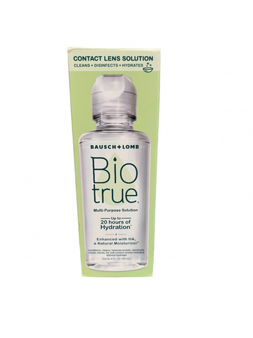Bausch & Lomb Bio true.  Multi Purpose Contact Lens Solution