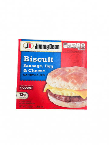 Jimmy Dean Biscuit Sandwiches: Sausage, Egg & Cheese 8ct