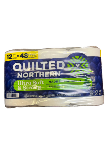 Quilted Northern Bath Tissue 12 Mega Rolls