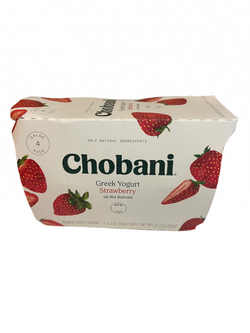 Chobani Strawberry 4 pack
