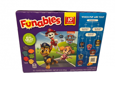 Kellogg's Assorted Fruit Snacks Paw Patrol