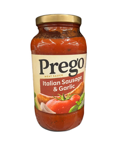 Prego Pasta Sauce Italian Sausage & Garlic 24oz