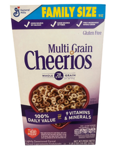 General Mills Cheerios Multigrain 18oz