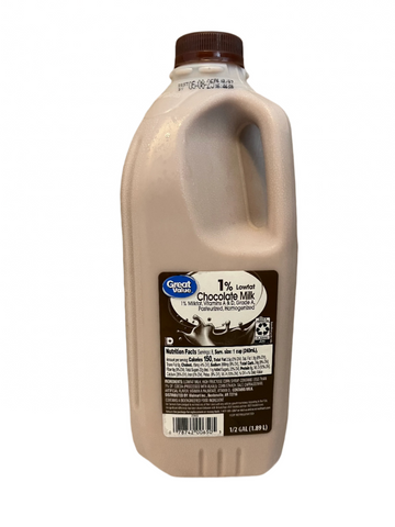Store Brand Chocolate Milk 1/2 gal