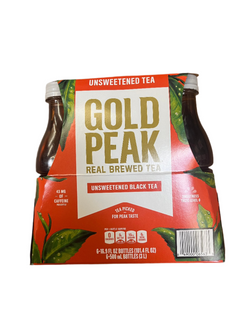 Gold Peak Tea Unsweetened 6pk bottles