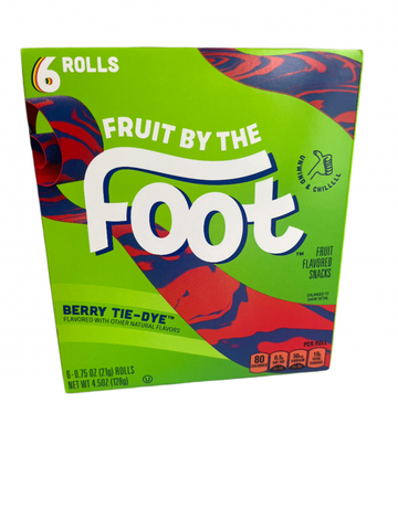 Betty Crocker Fruit by the Foot Berry Tie Dye  6ct