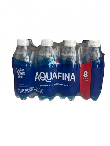 Aquafina Water 8 pack 12.9oz