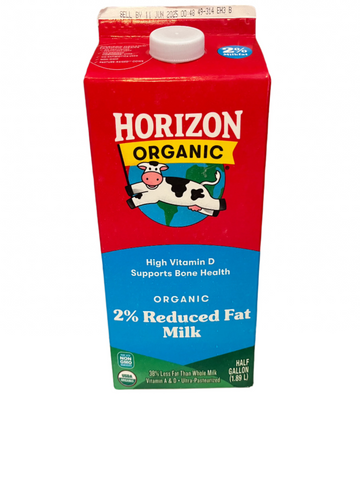 Horizon Organic 2% Milk 1/2 gal