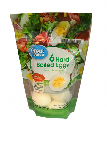 Hard Boiled Eggs 6 count