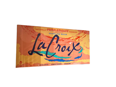 La Croix Natural Sparkling Water Grapefruit 8pk can