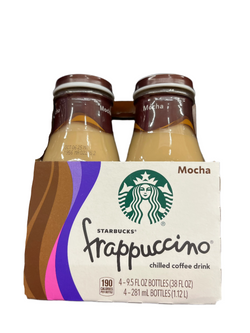 Starbucks Frappuccino Chilled Coffee Drink-Mocha 4pack