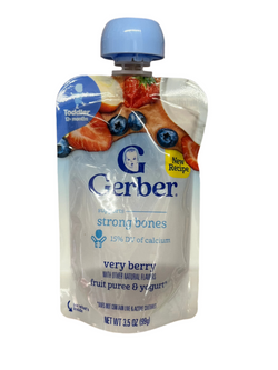 Gerber Very Berry Fruit Puree & Yogurt