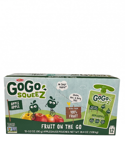 Materne GoGo Squeeze Apple Applesauce on the Go 12pk